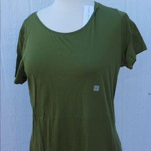 Woman’s large “Ann Taylor” Olive Green T-shirt